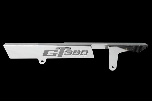 GT380用 メッキ チェーンケース 新品 ロゴイリ