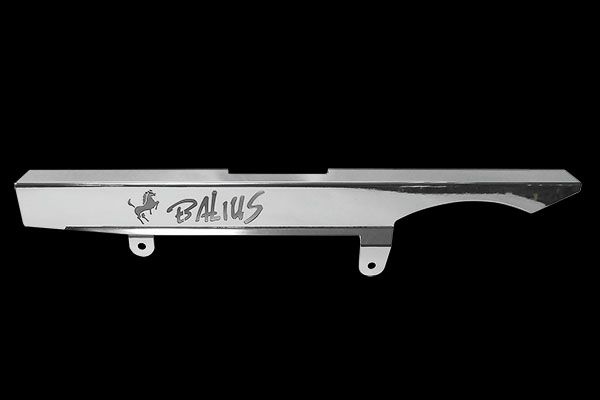バリオス1型 ロゴ入り メッキチェーンケース 新品 BALIUS ロゴイリ 