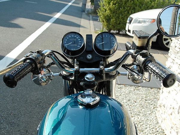 バイクハンドル　環八しぼり
