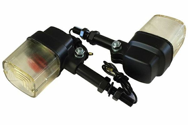 角型ヨーロピアンウインカー 黄ばみレンズ 当時物 4個セット しょっぱくっ