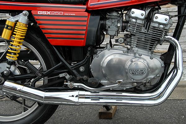 gs400 ウイング マフラー ザリ ゴキ gsx とろ