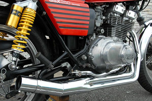 GSX250Eザリ/ゴキ/T/Lスーパーゴイスー管メッキ