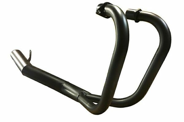 Z250FTイカシタショート管ZZYA管ブラック | 旧車バイクカスタムパーツ 