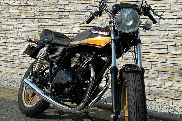 Z250FTイカシタショート管ZZYA管(ジーヤ管)メッキ