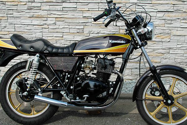 Z250FTイカシタショート管ZZYA管(ジーヤ管)メッキ