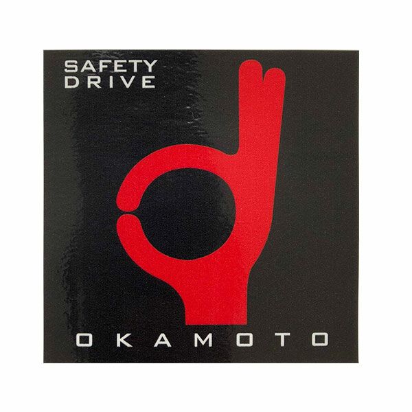 オカモト(OKAMOTO）ステッカー(小)