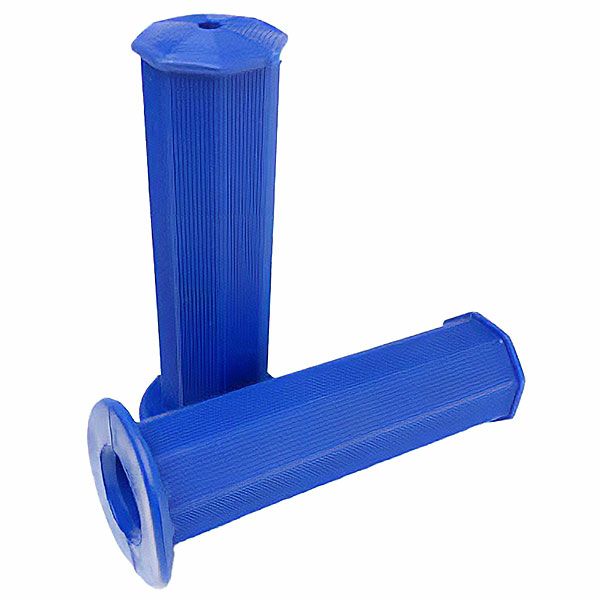 八角グリップ青中型/大型用 | 旧車バイクカスタムパーツのゼット