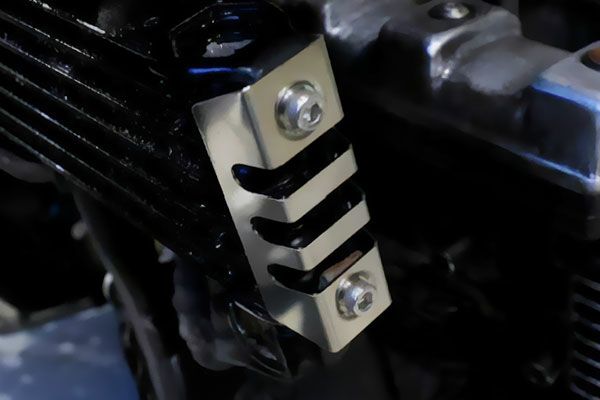 XJR400/R用オイルクーラーサイドカバー【左右SET】