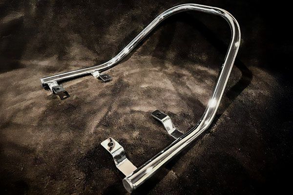 ゼファー400/χ/ZRX400用メッキタンデムバー