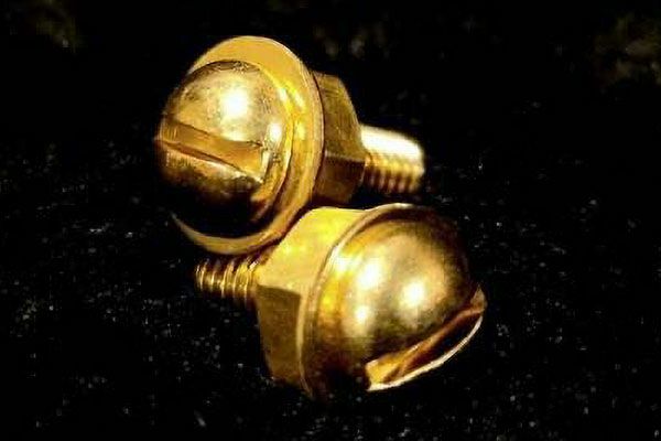 古い根付 マルイチ真鍮(しんちゅう)ファッションボルト | 旧車バイクカスタム