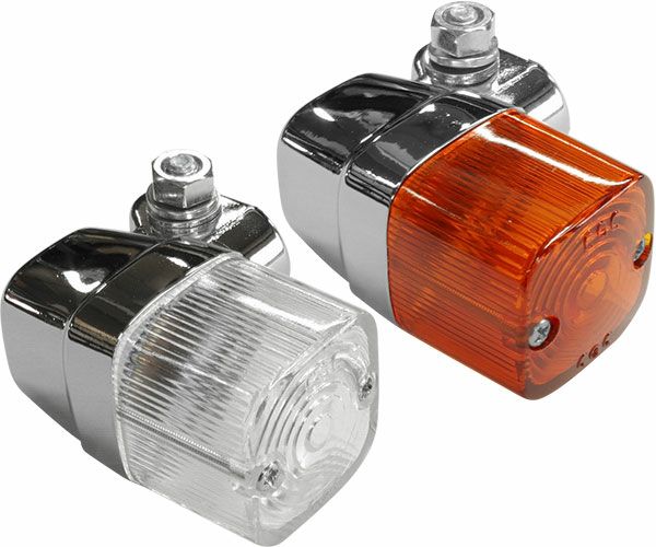 CGC製ヨーロピアンウインカー160型メッキ【角】Wコード