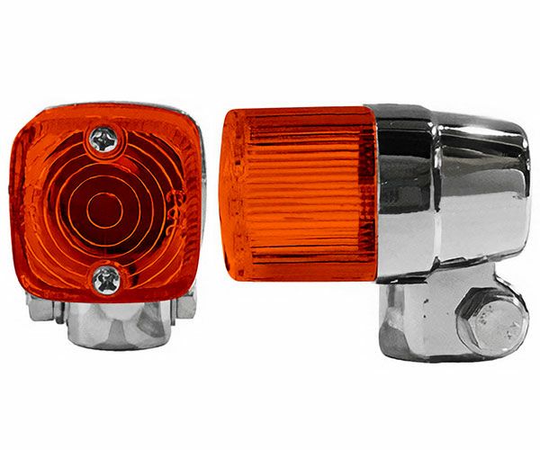 CGC製ヨーロピアンウインカー160型メッキ【角】Wコード